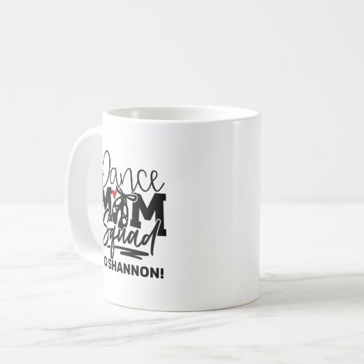 Mug Escadron de maman dansante personnalisée (Devant gauche)