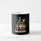 Mug Escadron de Noël Père Noël Giraffe Elf Dabbing Cor (Centre)