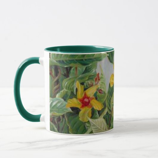 Mug Escalade brésilienne arbustes et oiseaux de mer (Gauche)
