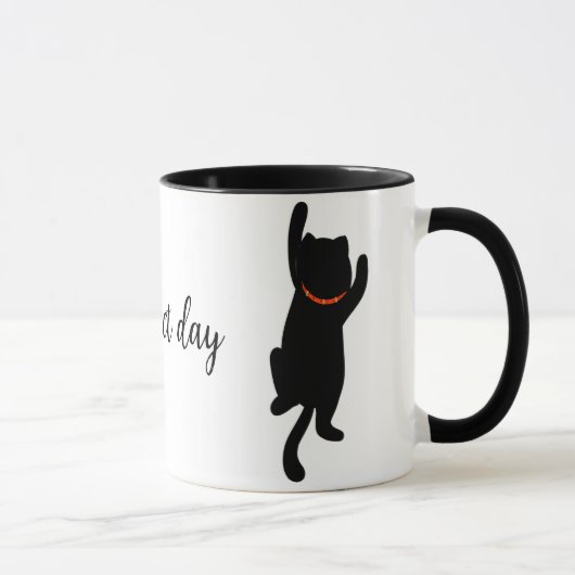 Mug Escalade Cat avec texte (Droite)