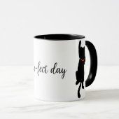 Mug Escalade Cat avec texte (Devant droit)