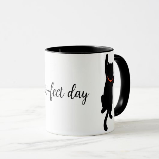 Mug Escalade Cat avec texte (Devant droit)