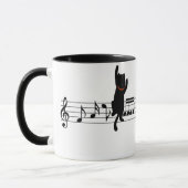 Mug Escalade Cat Sur La Musique (Gauche)