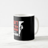 Mug Escalade Climber Rock Mountains Climat Cadeau Idée (Devant droit)