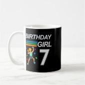 Mug Escalade de bloc pour anniversaire de 7 ans pour (Gauche)
