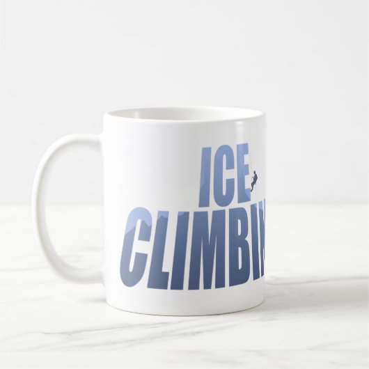 Mug Escalade de glace, comme la roche montant (Gauche)
