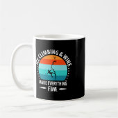 Mug Escalade de glace, Piolet, Alpinisme, Alpiniste (Gauche)