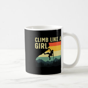 Mug Escalade de rochers cool pour femmes filles montag