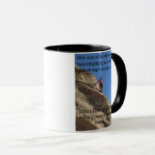 Mug Escalade drôle de roche (Devant droit)