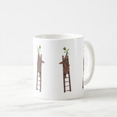 Mug Escalade éléphante une échelle (Devant droit)