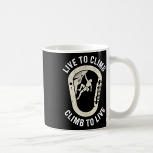 Mug Escalade En Vie Pour Grimper