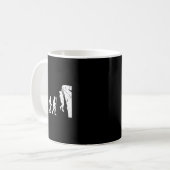 Mug Escalade Évolution de grimpeur Bloc (Devant gauche)