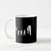 Mug Escalade Évolution de grimpeur Bloc (Gauche)