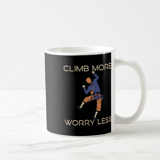 Mug Escalade Grimper Escalade de Roche Grimpeur Bloc (Droite)