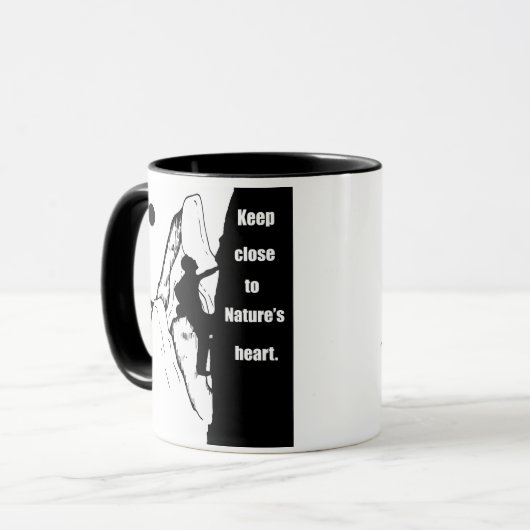 Mug Escalade motivationnelle escalade (Devant gauche)