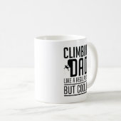 Mug Escalade Papa Comme Un Père Régulier Mais Glacière (Devant droit)