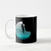 Mug Escalade Rétro Grimpeur De Bloc Vintage Sty (Gauche)
