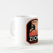 Mug Escalade rocheuse du parc national Zion (Devant gauche)
