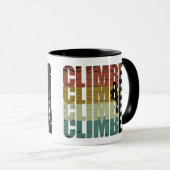 Mug Escalade rock grimpeur vintage (Devant droit)