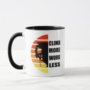 Mug Escalade rock motivationnelle disant