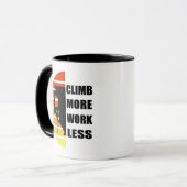 Mug Escalade rock motivationnelle disant (Devant gauche)