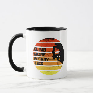 Mug Escalade rock motivationnelle disant