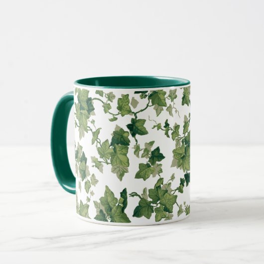 Mug Escalade verte couleur vive Ivy (Devant gauche)