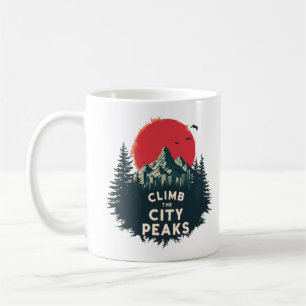 Mug Escaladez Les Pics De La Ville - Aventures D'Alpin