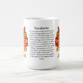 Mug Escalante, l'origine, la signification et la crête (Centre)