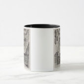 Mug Escalier à la colline de fraise, gravée par J. (Centre)