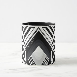 Mug Escalier monochromatique : Obélisque des contraste