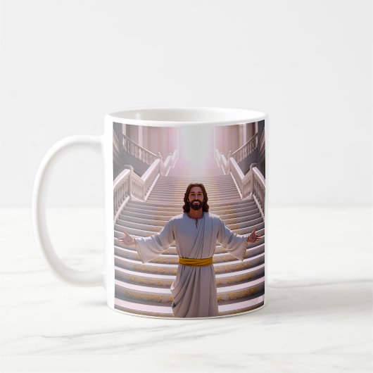 Mug Escalier paisible Jésus (Gauche)