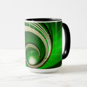 Mug Escalier vert circulaire (Devant droit)