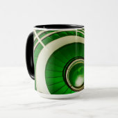 Mug Escalier vert circulaire (Devant gauche)