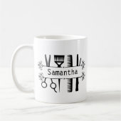 Mug Escaliers Personnalisés Ciseaux Coiffeur (Gauche)