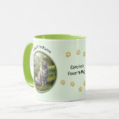 Mug Escape to the Meadow with Norwegian Forest Cat (Devant gauche)