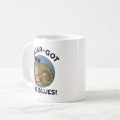 Mug Escar a obtenu le blues drôle Escargot Snail Pun (Devant gauche)
