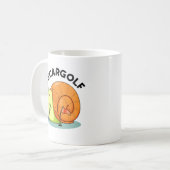 Mug Escar-golf Funny Escargot Snail Pun (Devant gauche)