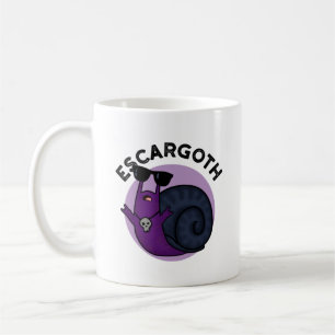 Mug Escar goth Funny Cool Goth Snail Pun