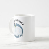 Mug Escarghost Amusant Français Ghost Snail Pun (Devant gauche)