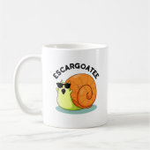 Mug Escargoatee Drôle Escargot Pun escargot (Gauche)