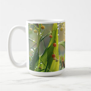 Mug Escargot avec rosée dans l'herbe