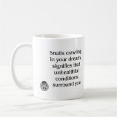 Mug escargot dans vos rêves (Gauche)