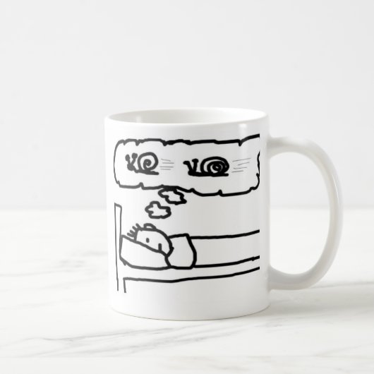 Mug escargot dans vos rêves (Droite)