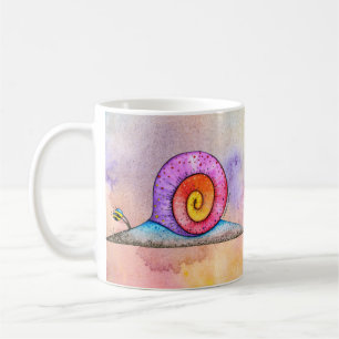 Mug Escargot de battage sur la couleur pour aquarelle