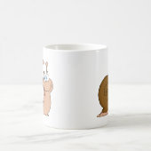 Mug Escargot heureux de bande dessinée (Centre)