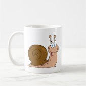 Mug Escargot heureux de bande dessinée (Gauche)