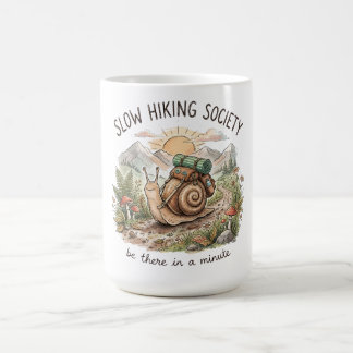 Mug Escargot Lent “Soyez Là dans une Minute” Randonnée