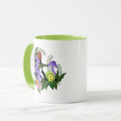 Mug Escargots cubains champignons violets (Devant gauche)