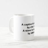 Mug esclave contre captif (Devant gauche)